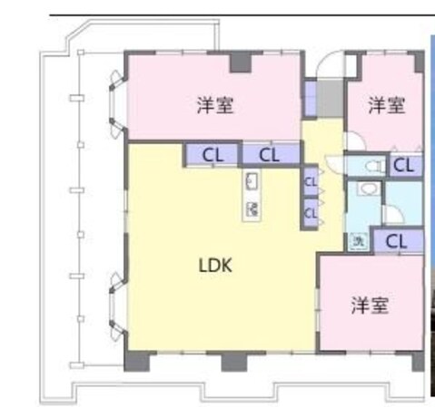 グランドール大宮の物件間取画像